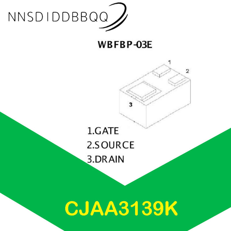 20ชิ้น/ล็อต CJAA3139K 39 MOSFET ทรานซิสเตอร์ WBFBP-03E