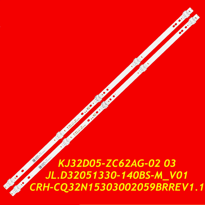 Strip LED untuk 32E1A 32E381S L32S60A PTV3215ILED Strip Strip 3232ae7700 32AE9900 JL.D32051330-140BS-M_V01 6V