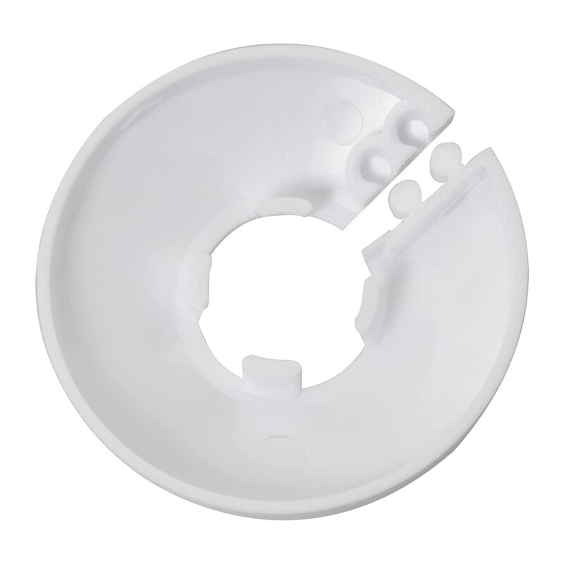 パイプ用白い壁カバー,1/2インチ16mm,20個,排水管用アクセサリー