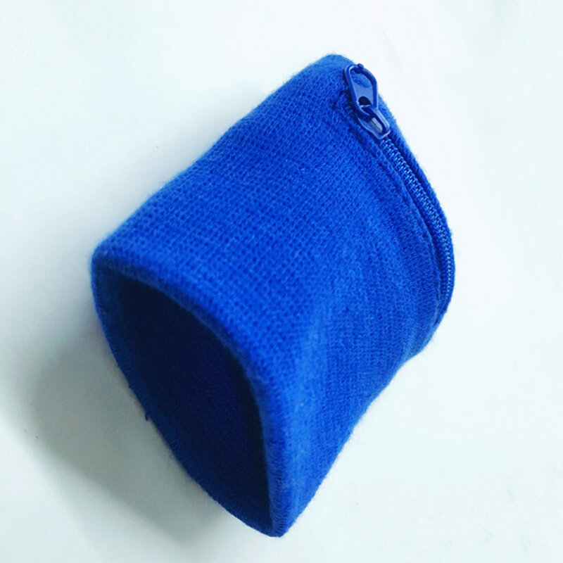 Custodia per portafoglio da polso con cerniera borsa per fascia da braccio sportiva da corsa per borsa per carte chiave MP3 borsa da polso da basket da Badminton