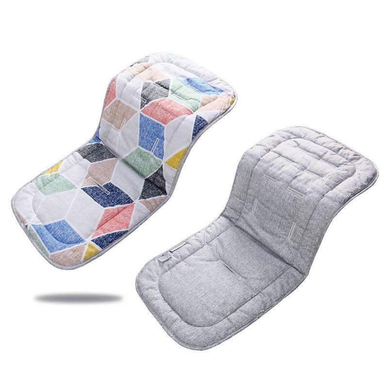 Toddler Pushchair Seat Liners Stroller Car Liner Pad For Pram Reversible Breathable Toddler Car Seat Cushion For Car Seats