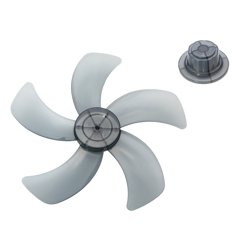 14/16Inch Universal Plastic Silent Fan Blade 5/7 Leaves with Nut Replacements for Household Fans Standing Fans Table Fans
