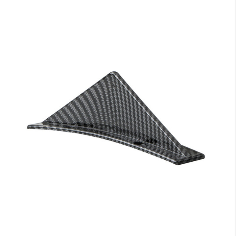 Автомобильный Универсальный треугольный задний спойлер из углеродного волокна с рисунком шасси, задний спойлер с цепью, украшение, автозапчасти