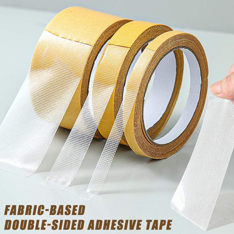 5M Super Strong Double Sided Tape Extra Strong Adhesive Non-slip Tape Waterproof Tape Translucent MeshTape for Kitchen Bathroom