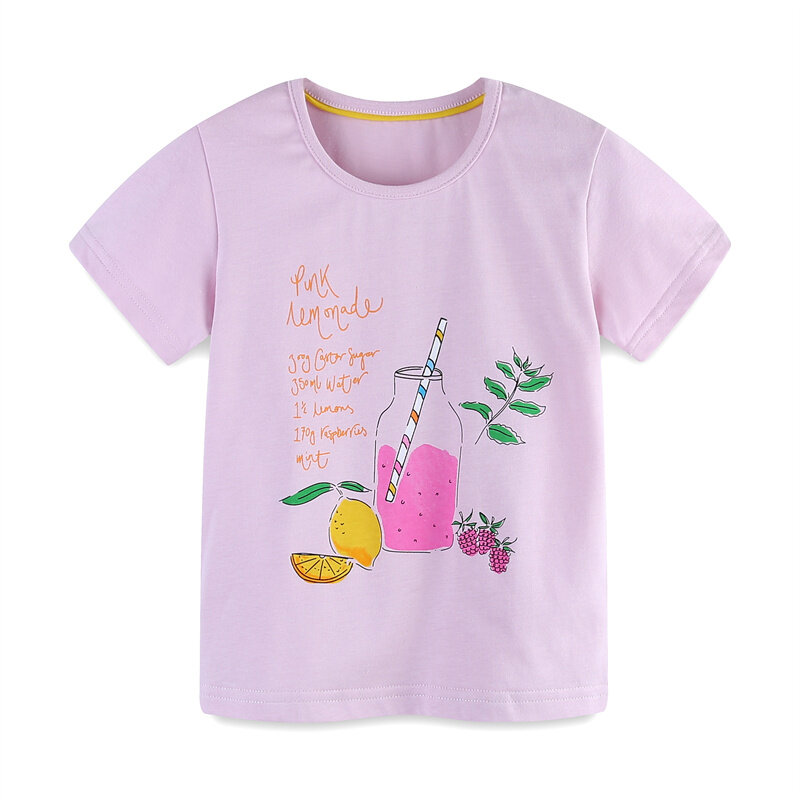 Zeebread-camisetas de algodón con estampado de dibujos animados para niños, camisetas de manga corta para bebés, camisetas de verano, ropa para niños, 2-7T, recién llegados