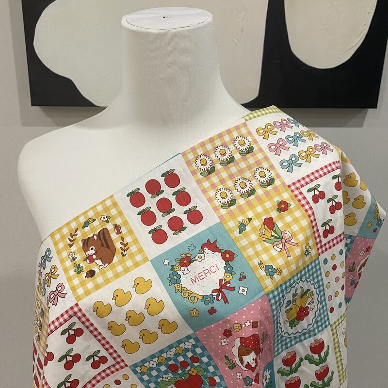 Tela Liberty con estampado Digital para coser vestidos, falda, monederos de diseñador para niños, 100% algodón, estilo Floral, 80S
