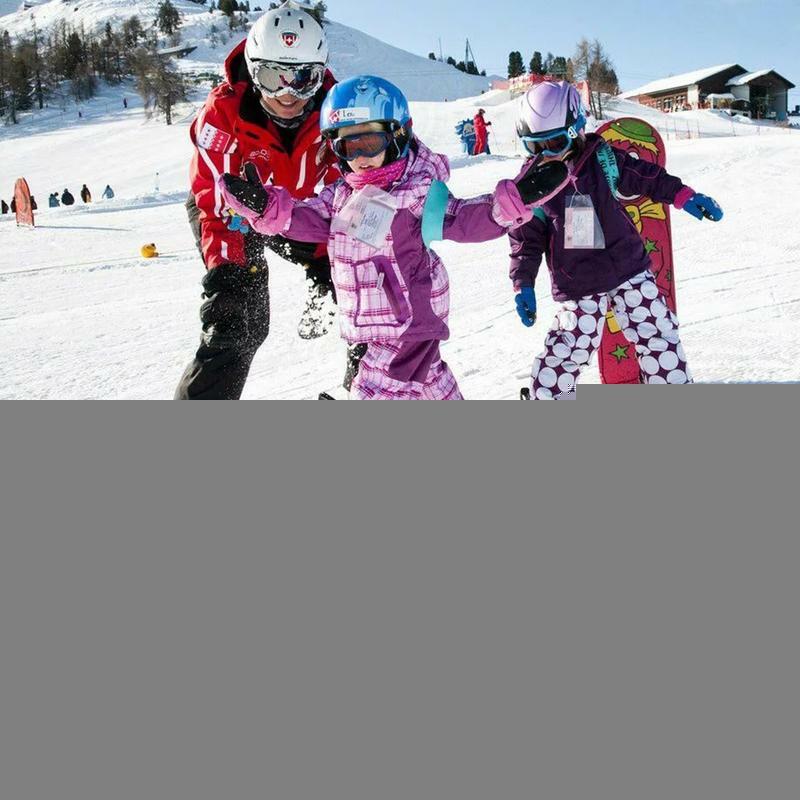 Allenatore di sci per bambini clip da sci connettore aiuto per l'allenamento dello sci facile attrezzi per l'allenamento dello sci da neve punta da sci aiuto a cuneo attrezzatura per lo sci invernale