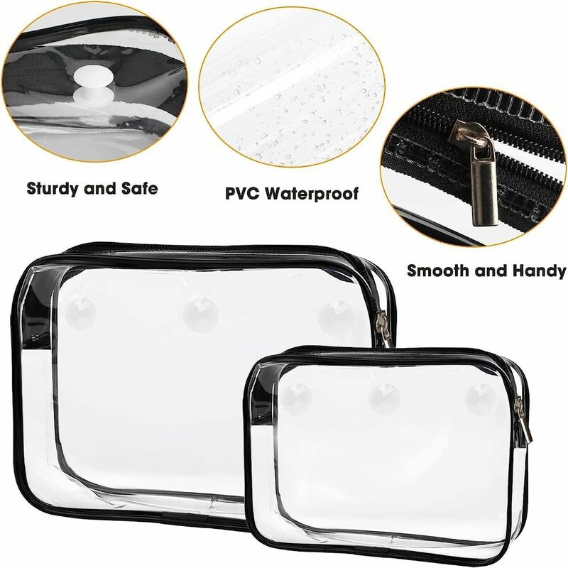 PVC Clear Bogg Beach Tote Bag Accessories Bath Wash Case Transparent EVA Beach Bag Accessories for Travel Organizer/Bogg Bag