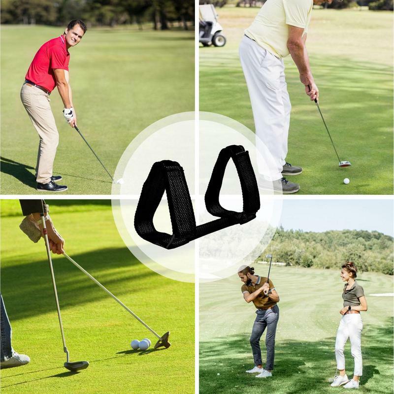 Codera de entrenamiento de Swing de Golf para hombres, Mangas de brazo de Golf, cómoda, ajustable, curvada, mejora la práctica de Golf