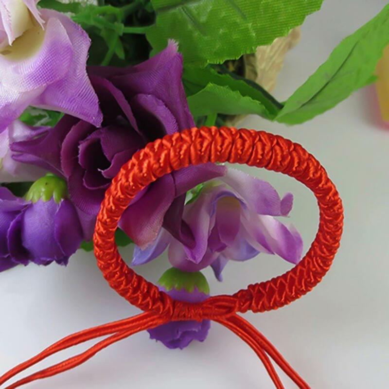 Braccialetto cinese corda rossa intrecciata braccialetto regolabile fatto a mano braccialetto di corda rossa fortunata natale vicino anno regali illuminati. Invito ricchezza