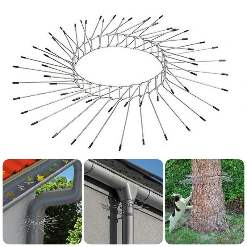 Protecteur de bec de descente en acier inoxydable, protecteur d'arbre contre l'escalade pour l'extérieur, haute qualité