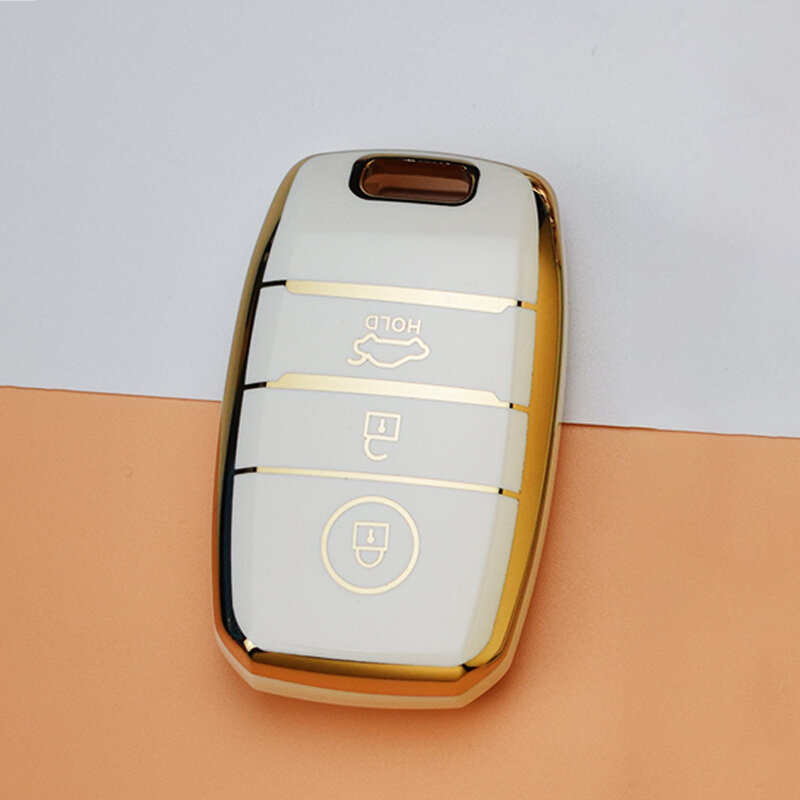 3/4 Buttons TPU Shell For KIA Rio Rio5 Sportage Ceed Cerato K3 KX3 K4 K5 Sorento Optima Picanto Car Remote Smart Key Case Cover