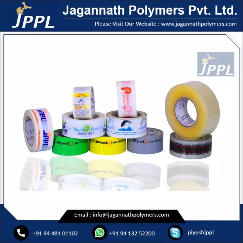 Kunden spezifisches Produkt Barricading Tape benutzer definierte Farbe gedruckt Warnband Karton Verpackungs band von indischen Lieferanten