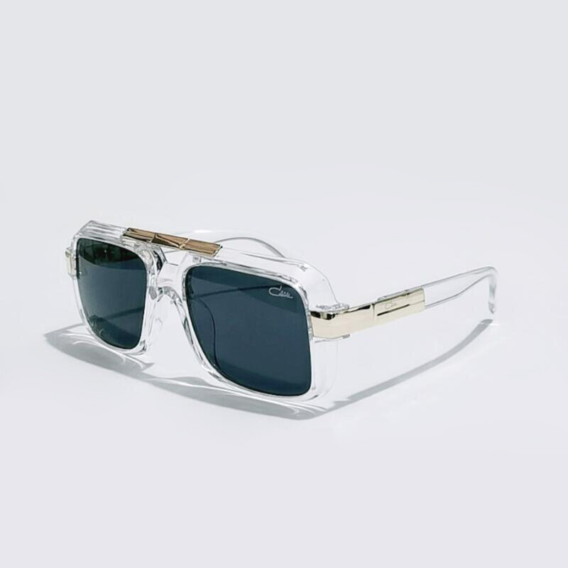 ORIGINAL CAZAL MOD663 Fashion Pilot Stylish Gold Alloy Frame Men Sunglasses Gradient Casual Luxury Classic Women Couple Eyewear