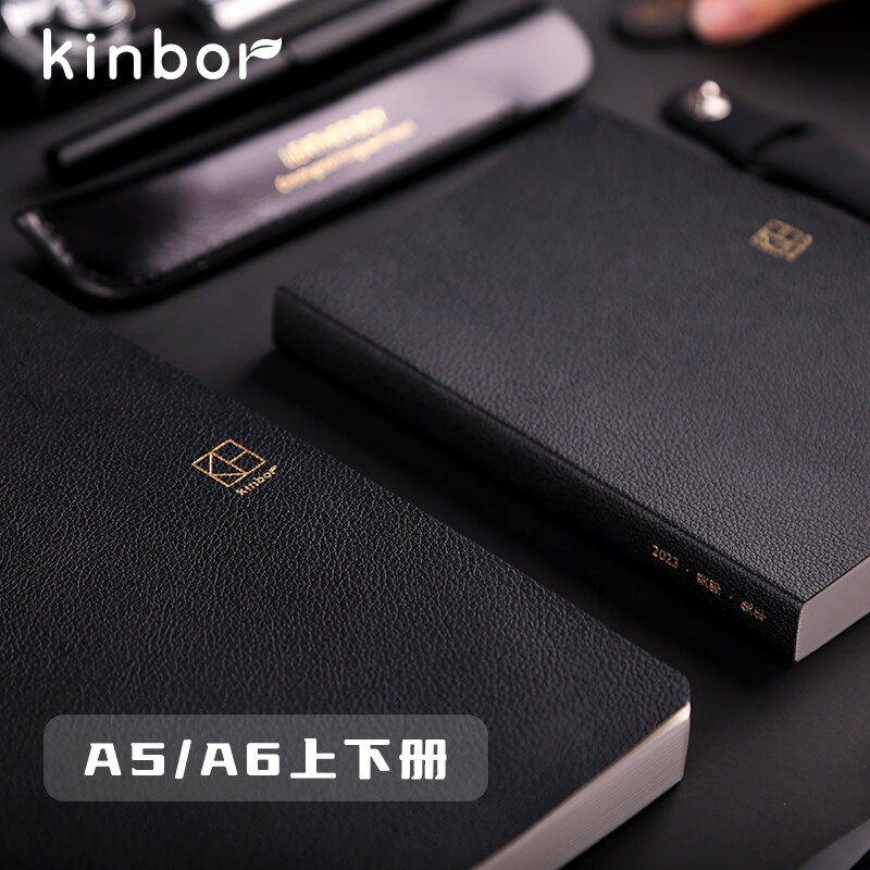 Kinbor A5 A6 2022 2023 Time Plan Planner Daily Account Time Record Book Work Notes Learn Notebook New Year Account inside Page