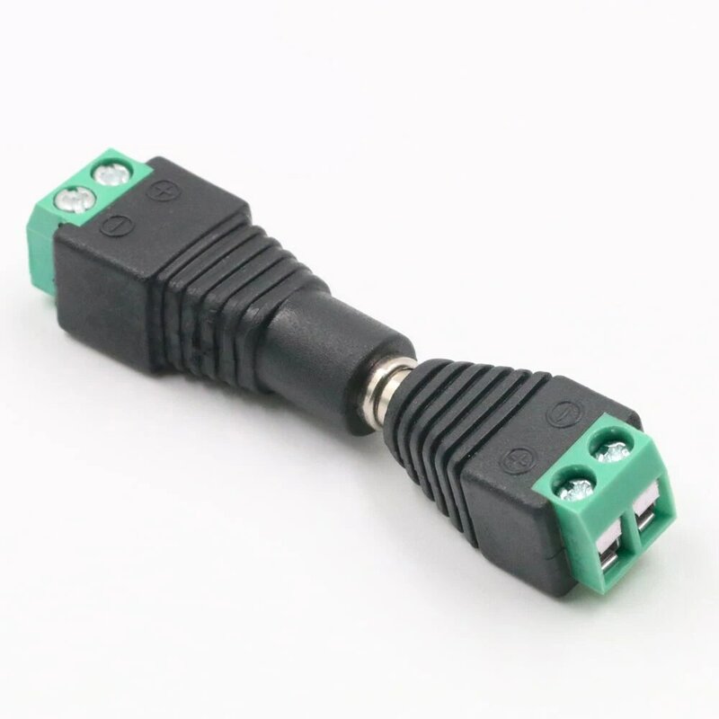 Coaxial Cat5 para Bnc DC Power macho Jack Plug, conector fêmea, adaptador de plugue, CCTV, câmera, vídeo, AV, BNC, UTP, 1 pc, 2 pcs, 3pcs par