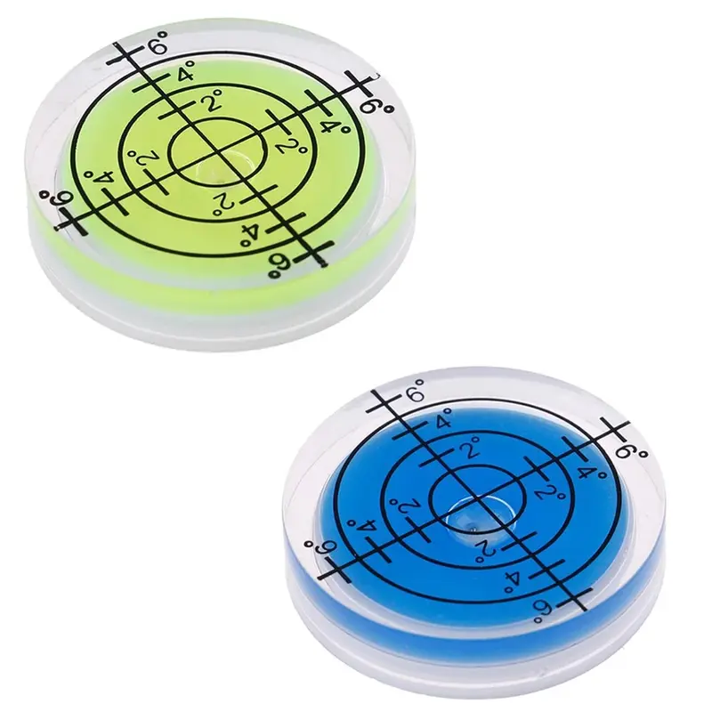 2pc 32mm Universal Level Bubble Bullseye Level Wasserwaage runde kreisförmige Messgeräte Messwerk zeuge