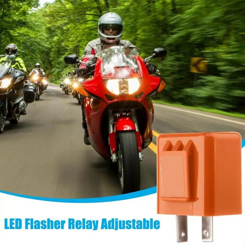 Turn Signal Flasher Relay Electronic Led Flasher Relay Direct Replacement Motorcycle Led Turn Signal Indicator Flasher Relay