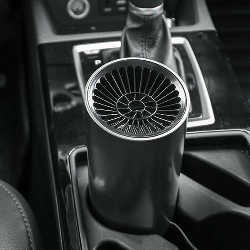 เครื่องเป่าลมร้อนรูปถ้วยในรถยนต์1ชิ้น12V เครื่องละลายน้ำแข็งพลังงานสูงพร้อมอุปกรณ์เครื่องกรองอากาศฮีตเตอร์ติดรถยนต์ hiasan interior