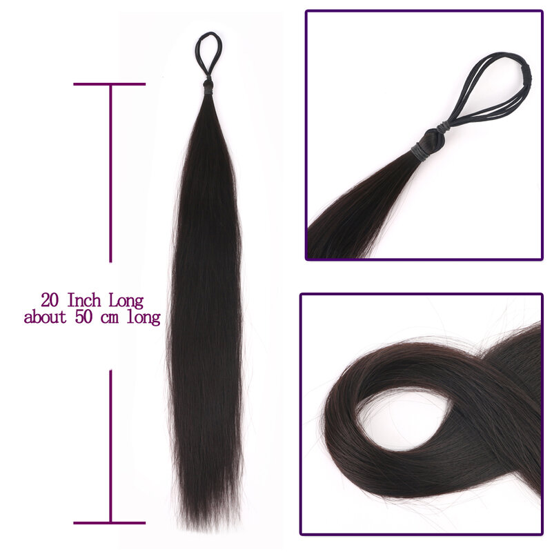 Self-winding Synthetic hair bundle, chignon extensions, Hair Bun Ponytail Extensions high skull top extra wig bag