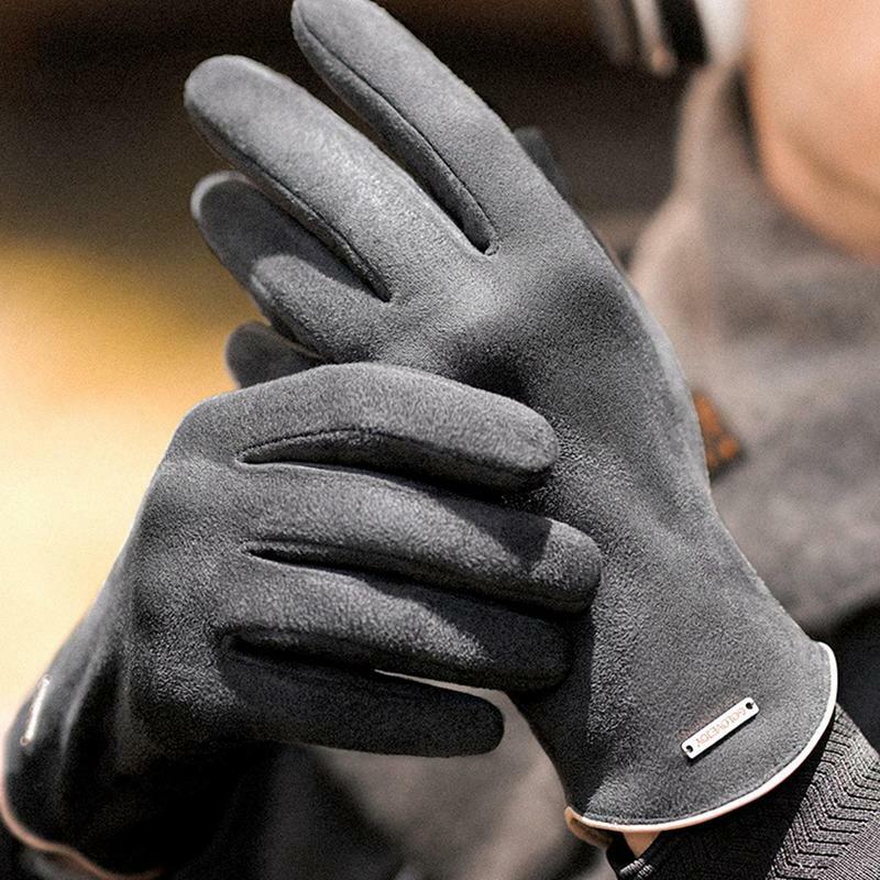Winter Waterproof Men's Gloves Windproof Sports Fishing Touchscreen Driving Motorcycle Ski Non-slip Warm Cycling Gloves