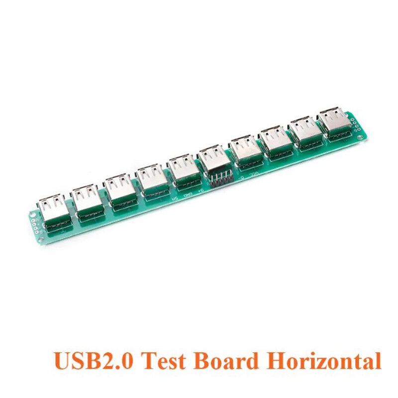 USB2.0 Female 10PCS-connected Test Board USB PCB Converter Adapter Plate Breakout Circuit Board Connector Vertical Horizontal
