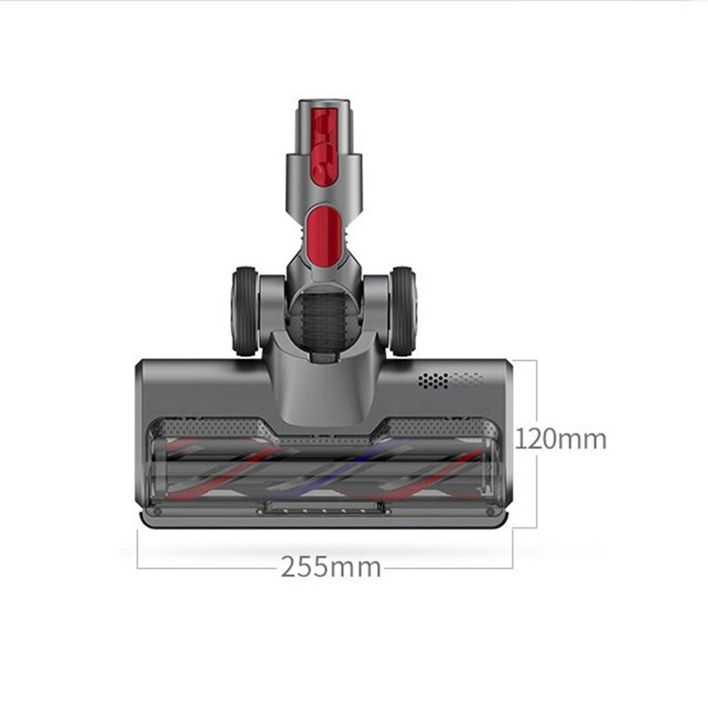 Electric Turbo Roller Brush Head for Dyson V7 V8 V10 V11 Vacuum Cleaner Brush Parts Accessories with LED Lights
