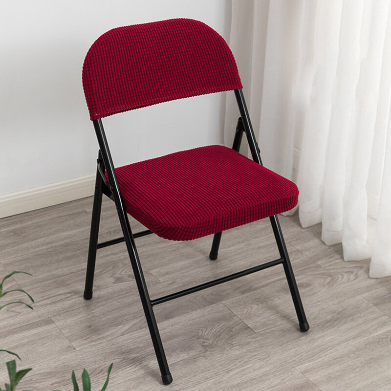 2 pçs dobrável capa de cadeira de jantar caso de assento protetor de encosto cadeira slipcover cadeira elástica slipcover assento housse capa de almofada