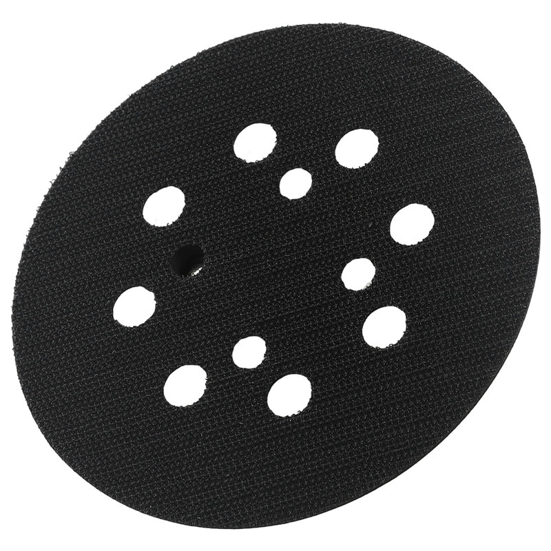 Orbit Sander Backing Pad Replacement 1 Pc 5inch/125mm 8 Holes Accessories Black Durable Hook And Loop Brand New