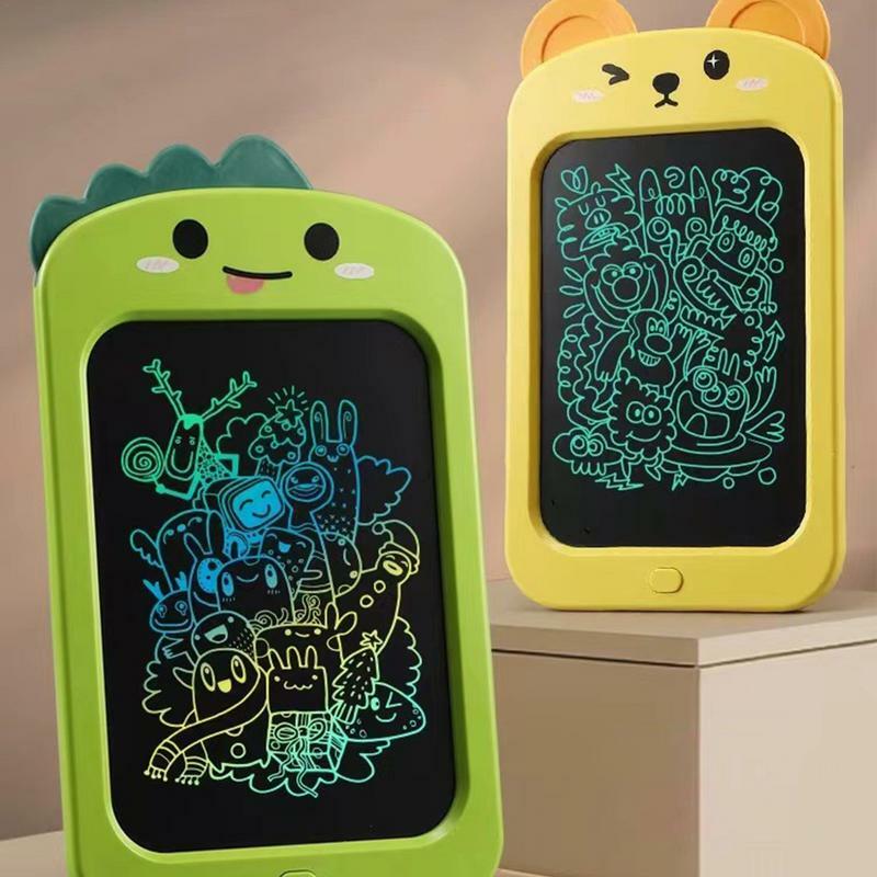 Tavoletta da scrittura LCD per bambini compresse da disegno LCD per la protezione degli occhi per bambini giocattoli da disegno educativi riutilizzabili cancellabili Doodle Pad