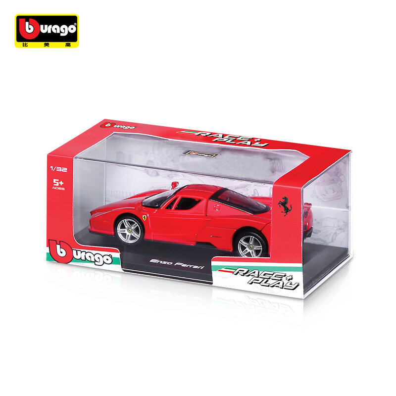 Bburago-Modèle de voiture en alliage Ferrari 1:32, ornements de collection, voiture de sport jouet, cadeaux à collectionner