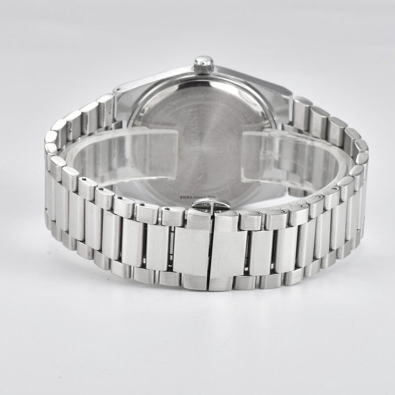 Relógio Quartz Aço Inoxidável para Homens, Moda de luxo, Relógios Calendário, Relógio de pulso