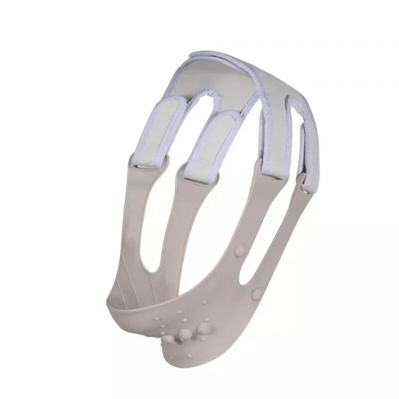 Cinturón elástico de Gel de sílice para adelgazar, vendaje Facial, moldeador de línea en V, realce de mejillas