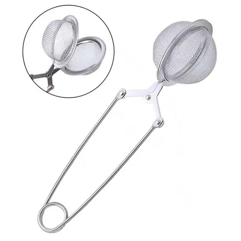 1PC Coffee Herb Spice Filter Diffuser Handle Tea Ball Stainless Tea Tea Steel Strainer Match Strainer Bags Infuser Sphere M S9U0
