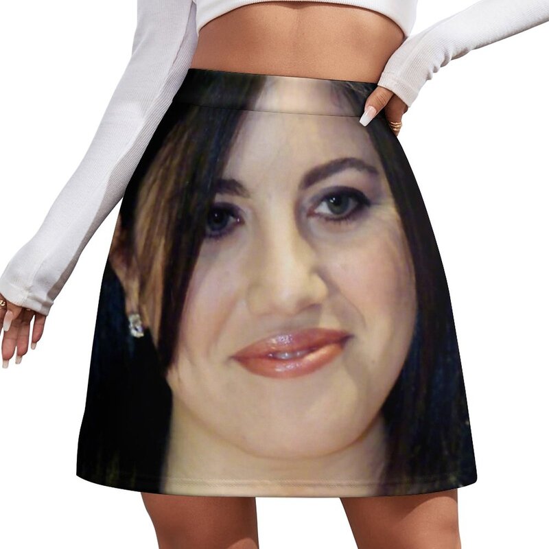 Monica lepidsky-mini saia para mulheres, vestido do verão, bonito, 2023