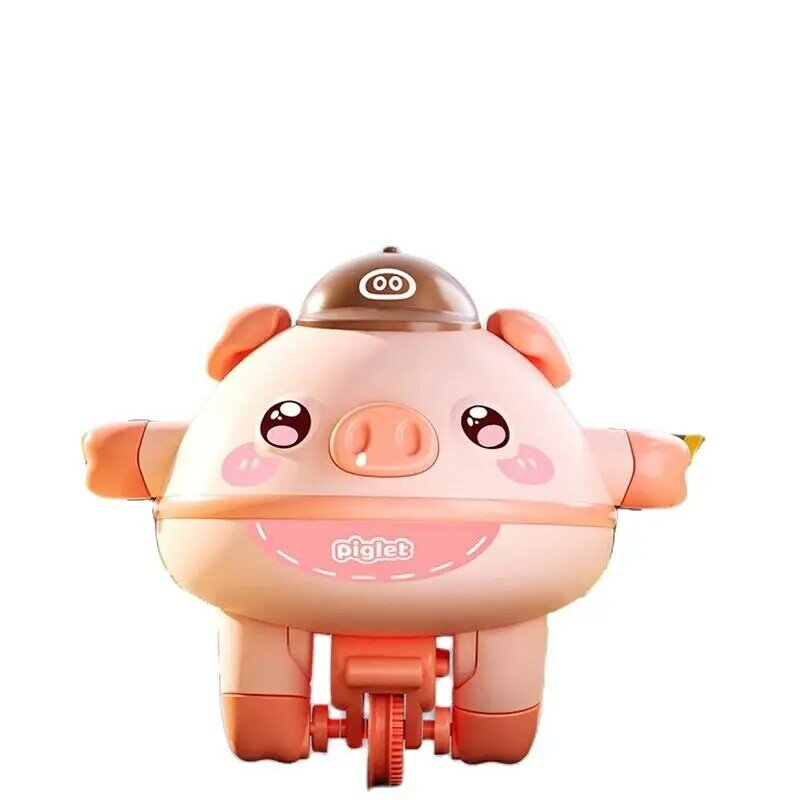 NEW Tightrope Walking Pig Tumbler Unicycle Toy Roly-Poly Balance Piglet Pig Tightrope Fingertip Gyroscope Anti Gravity Balance