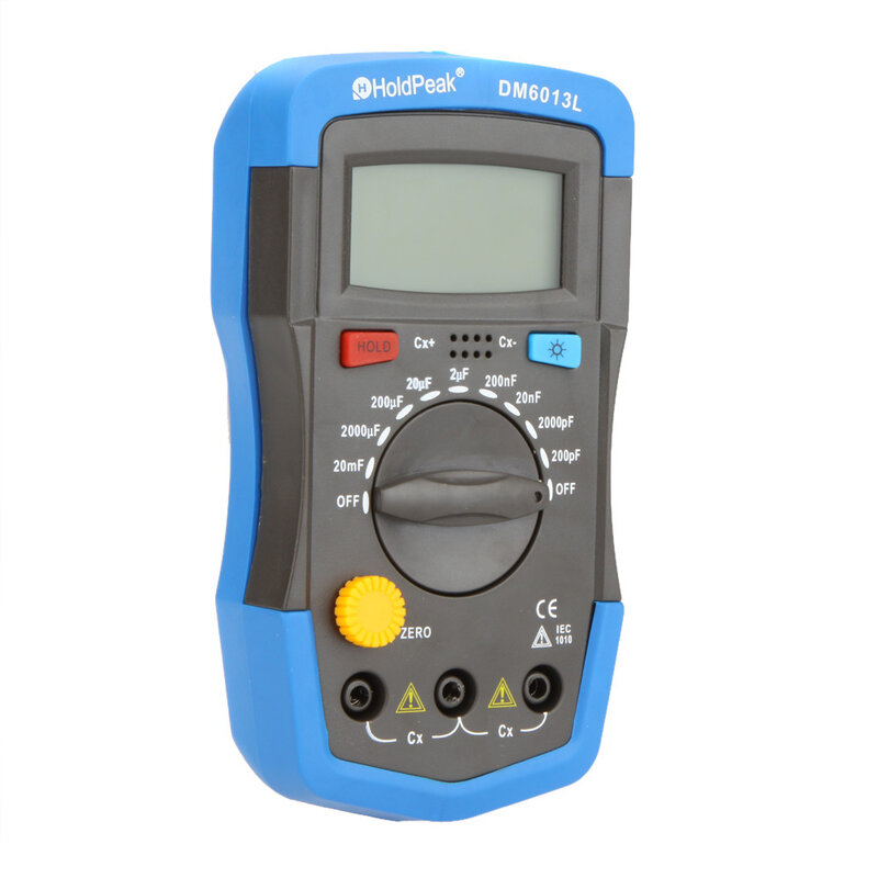 Dm6013l digital nm lcd kapazitäts tester handheld digital meter 0-20mf hp36d test gerät multimeter