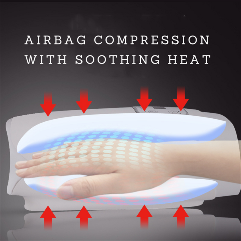 Nuovo arrivo massaggiatore per le mani a compressione d'aria massaggiatore elettrico per le mani massaggio ricaricabile con calore