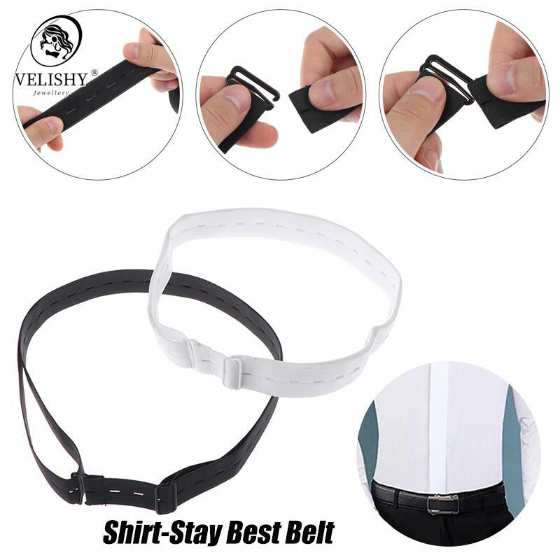 Men Women Shirt Stay Best Belt Non-slip Wrinkle-Proof Shirt Holder Straps Adjustable Belt Locking Belt Holder Near Shirt-Stay