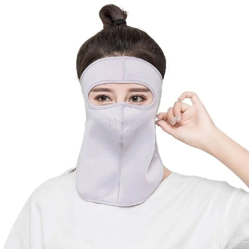 Summer Sunscreen Breathable Ice Silk Mask UV Protection Face Cover Mask Outdoor Face Fishing Cycling Sun Protection Face Scarves