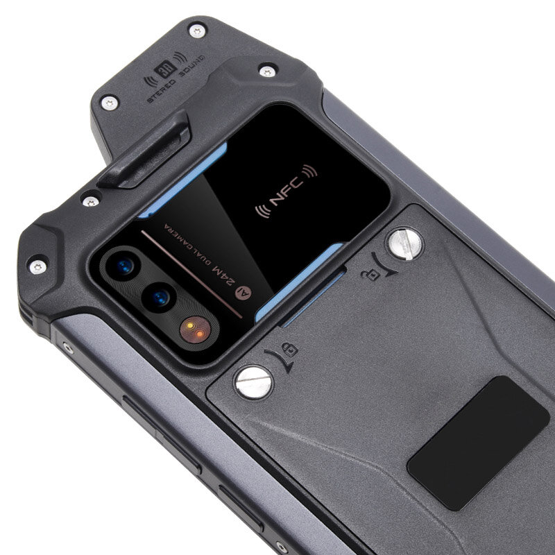 Nuovo UNIWA W888 4G LTE WalkieTalkie Zello telefono Radio di rete impermeabile NFC Smartphone SOS 6.3 pollici Dual SIM Card IP68 100KM GPS