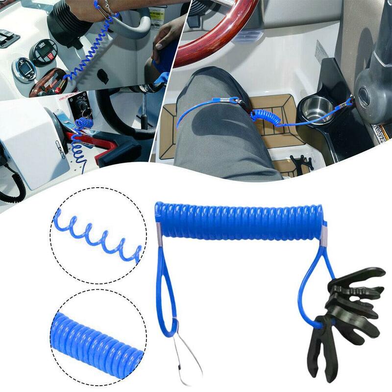 Keychain Style Flameout Rope Outboard Motor Kill Switch Lanyard For Mariner Tohatsu Accessories W7o9
