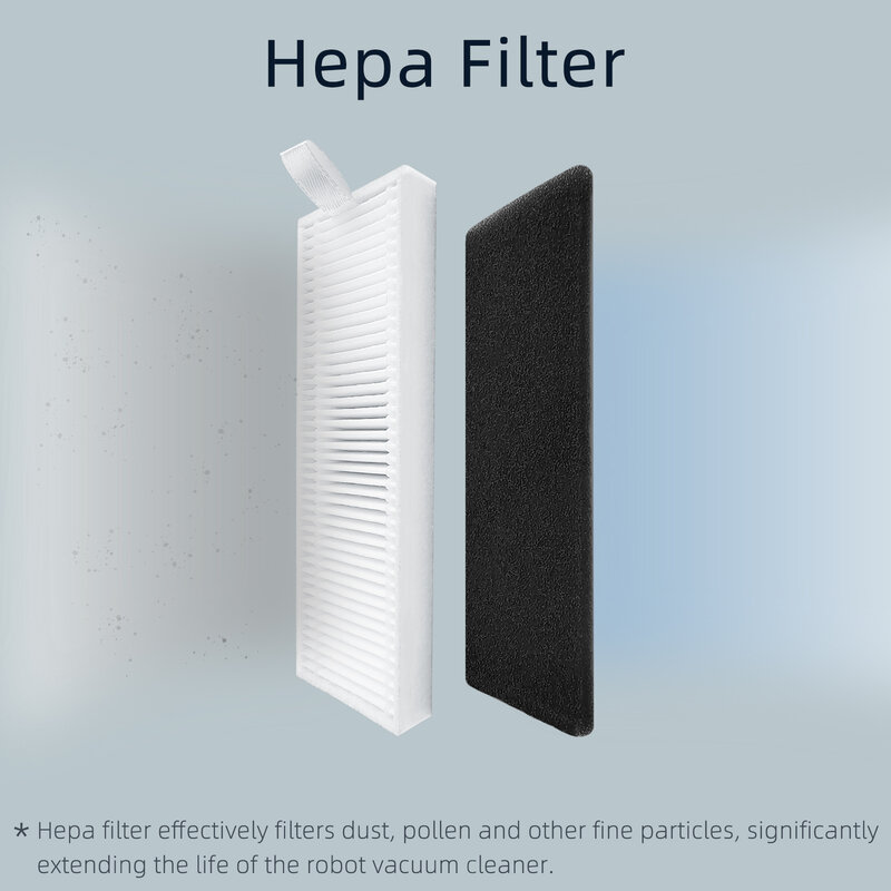 Cecotec-piezas de filtro de cepillo lateral principal, accesorios compatibles con Cecotec Conga Eternal Pet Max x-treme, Ultimate, titanio, Vital