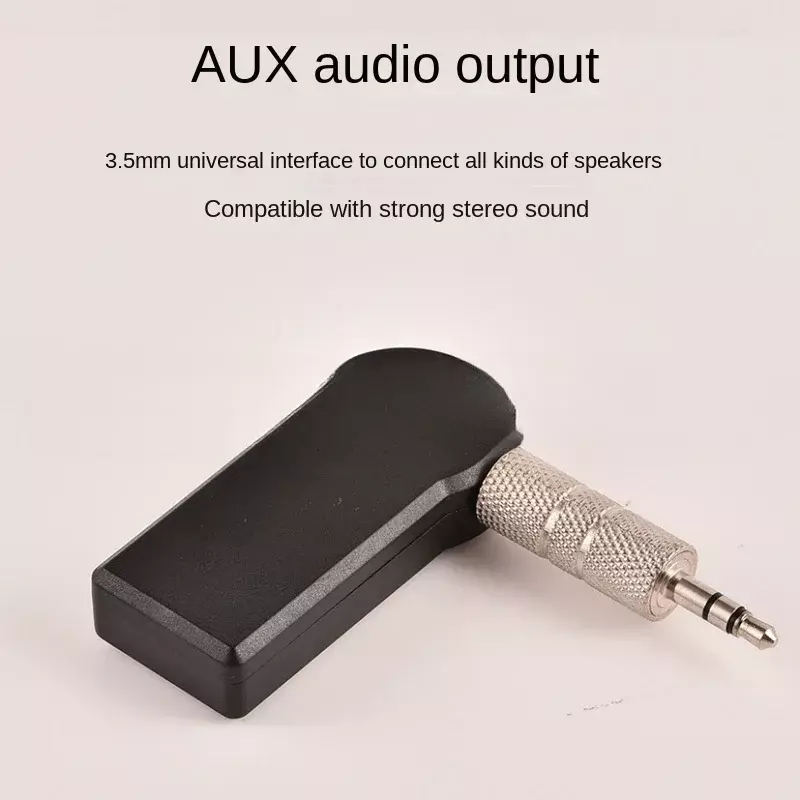 Penerima Audio mobil, kompatibel dengan Bluetooth 5.0 penerima Audio AUX USB Mobil Bluetooth kompatibel konverter 3.5mm adaptor Audio nirkabel aksesoris mobil