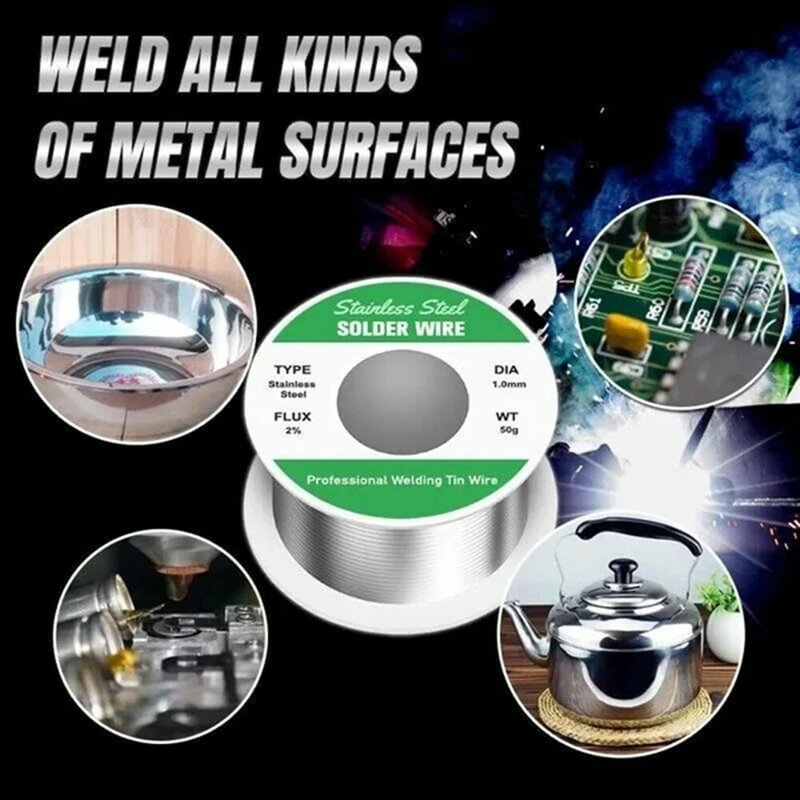 Multi-Function Stainless Steel Solder Wires Wear Resistant Durable Solder Wires For Electrical Soldering