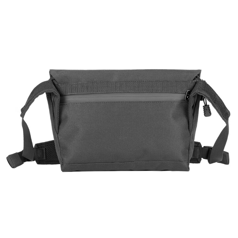 Компактная сумка-мессенджер из полиэстера Nitecore SLB02 500D с откидной крышкой, черная Вместительная дорожная сумка на ремне через плечо с защитой от перекручивания объемом 2 л