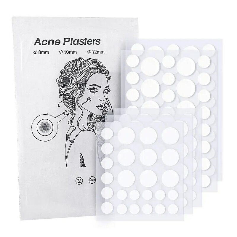 Invisible Acne Removal Patch Artificial Skin Transparent Pimple Patch Absorbing Liquid Beauty Stickers Acne Cleansing Patch