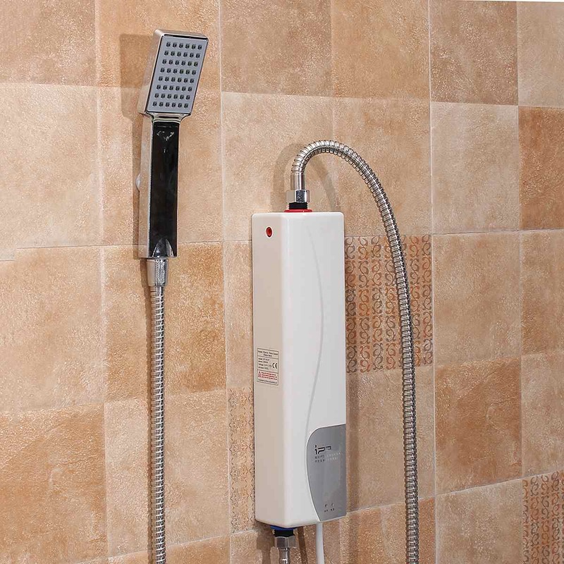 Calentador de agua eléctrico para cocina y baño, sistema de calentador de agua instantáneo, sin depósito, 3000W, 220V