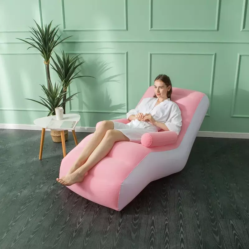 Canapé-lit gonflable pliant, canapé-lit d'extérieur souple en PVC épaissi, adapté à la pause déjeuner, dormir, intérieur, loisirs, sièges gonflables