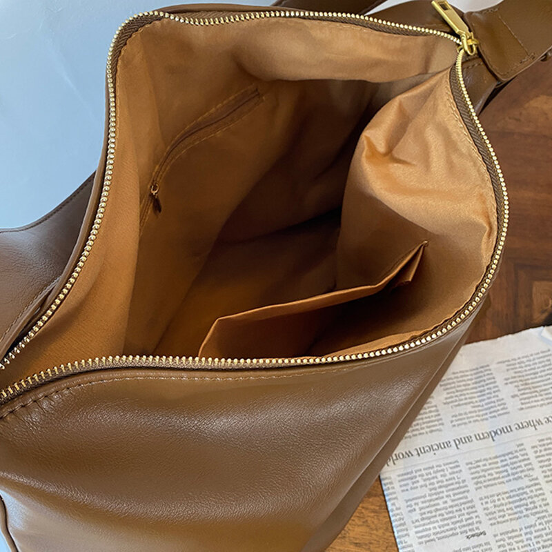 حقائب كتف نسائية عادية بو الجلود المتسوق حقيبة الإناث سعة كبيرة حقيبة ساع حقائب كروسبودي لينة Bolsos الأنثوية